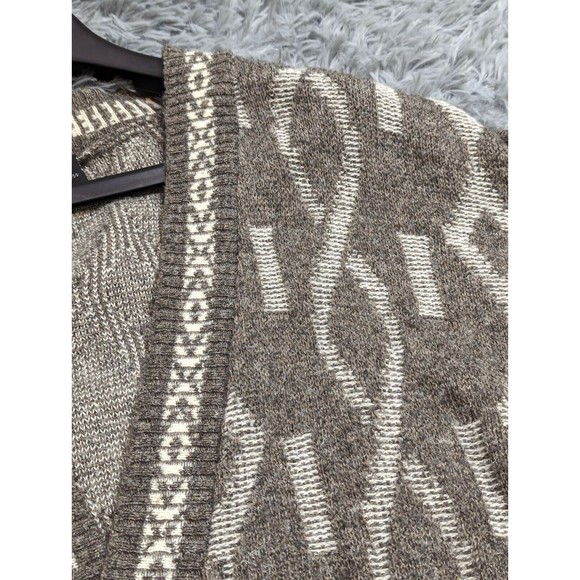 Vintage Kerrington Italia Cardigan Sweater Womens Size Large Brown Made In Italy - Picture 6 of 9